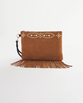 Embellished Fringe Wristlet click to view larger image.