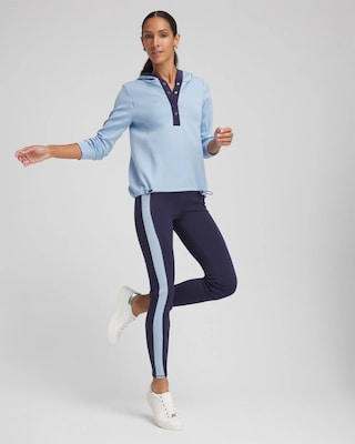 Zenergy® Topaz Contrast Leggings click to view larger image.