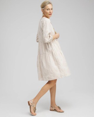 Jacquard Tiered Dress