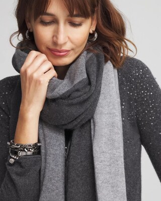 Colorblock Cashmere Wrap