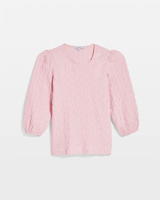 Textured Feminine Tee click to view larger image.