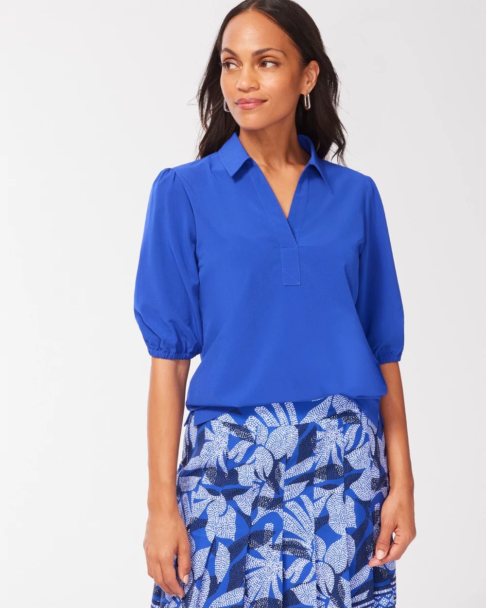 Zenergy UPF Neema Elbow Sleeve Polo