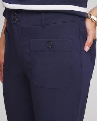 Emme Four Pocket Straight Cropped Pants