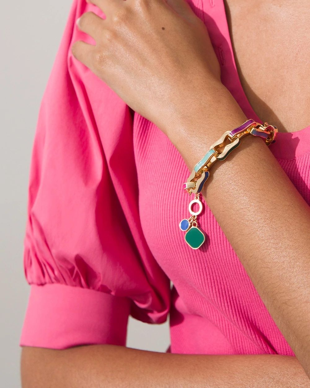 Multicolor Clasp Bracelet
