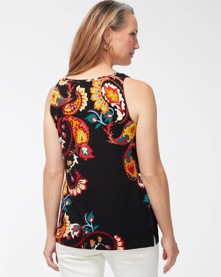 Touch of Cool Paisley Polished Tank