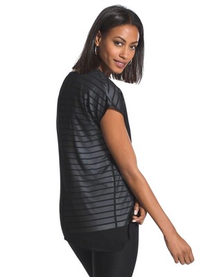 Knit Kit Sheer Striped Top