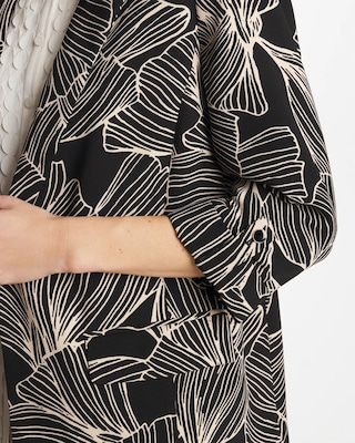 Ginkgo Crepe Blazer click to view larger image.