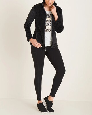 Zenergy Cozy Animal-Print Jacket