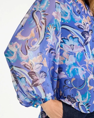 Georgette Paisley Blouse click to view larger image.