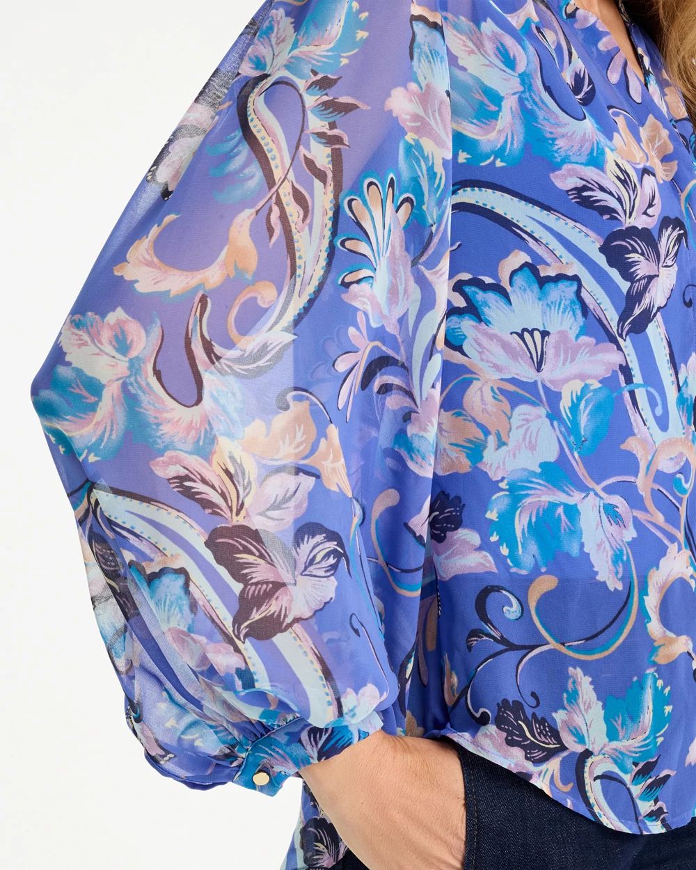 Georgette Paisley Blouse