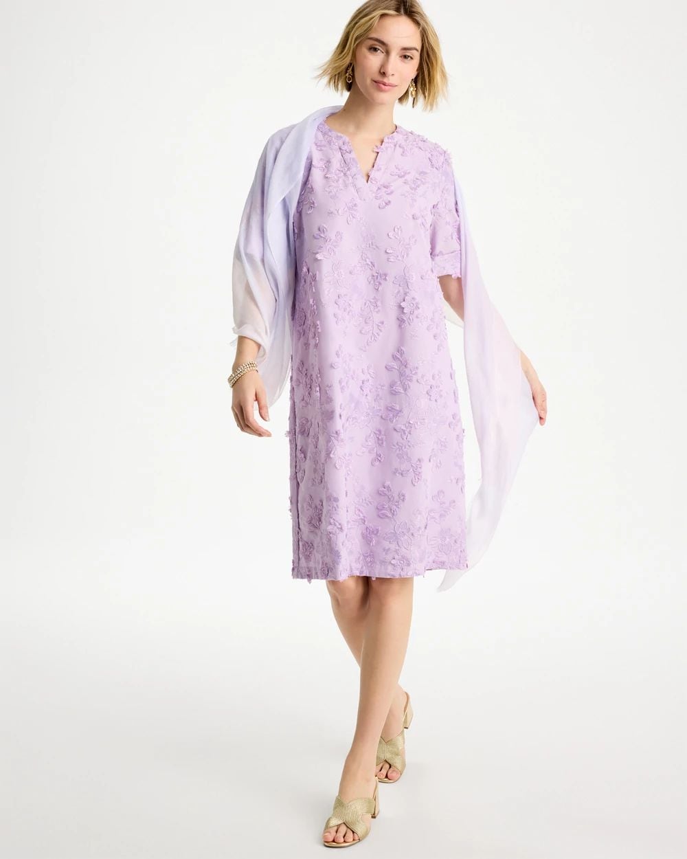 3-D Floral Bonnie Dress