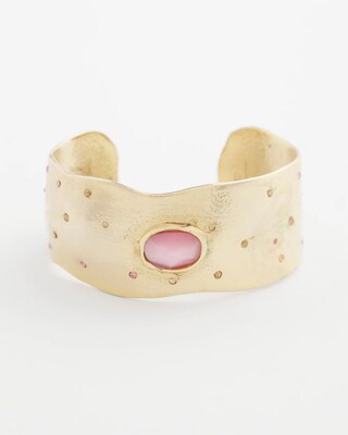 Pink Flexible Cuff Bracelet click to view larger image.