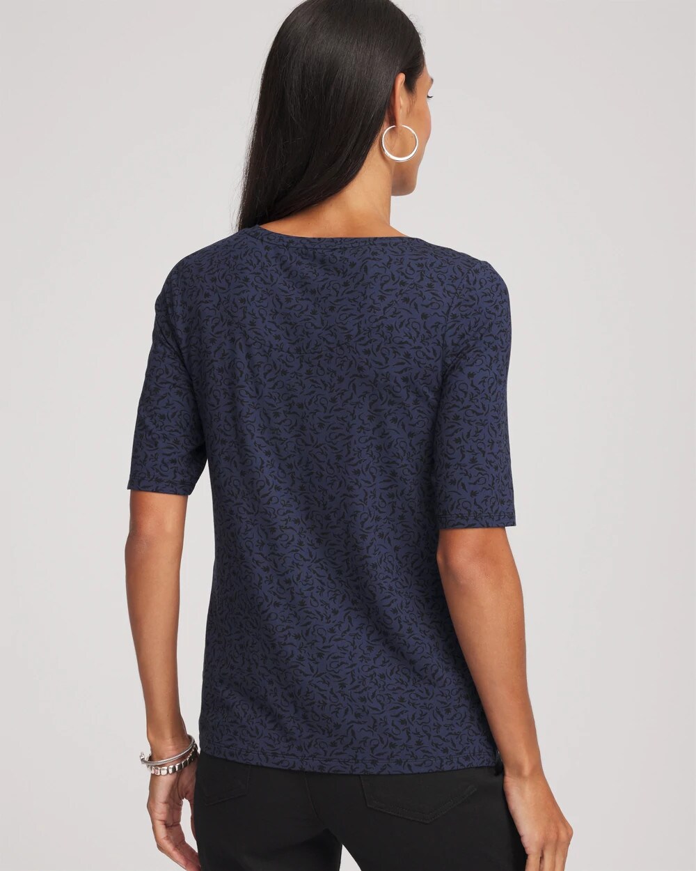 Touch of Cool™ Elbow-Sleeve Perfect Tee
