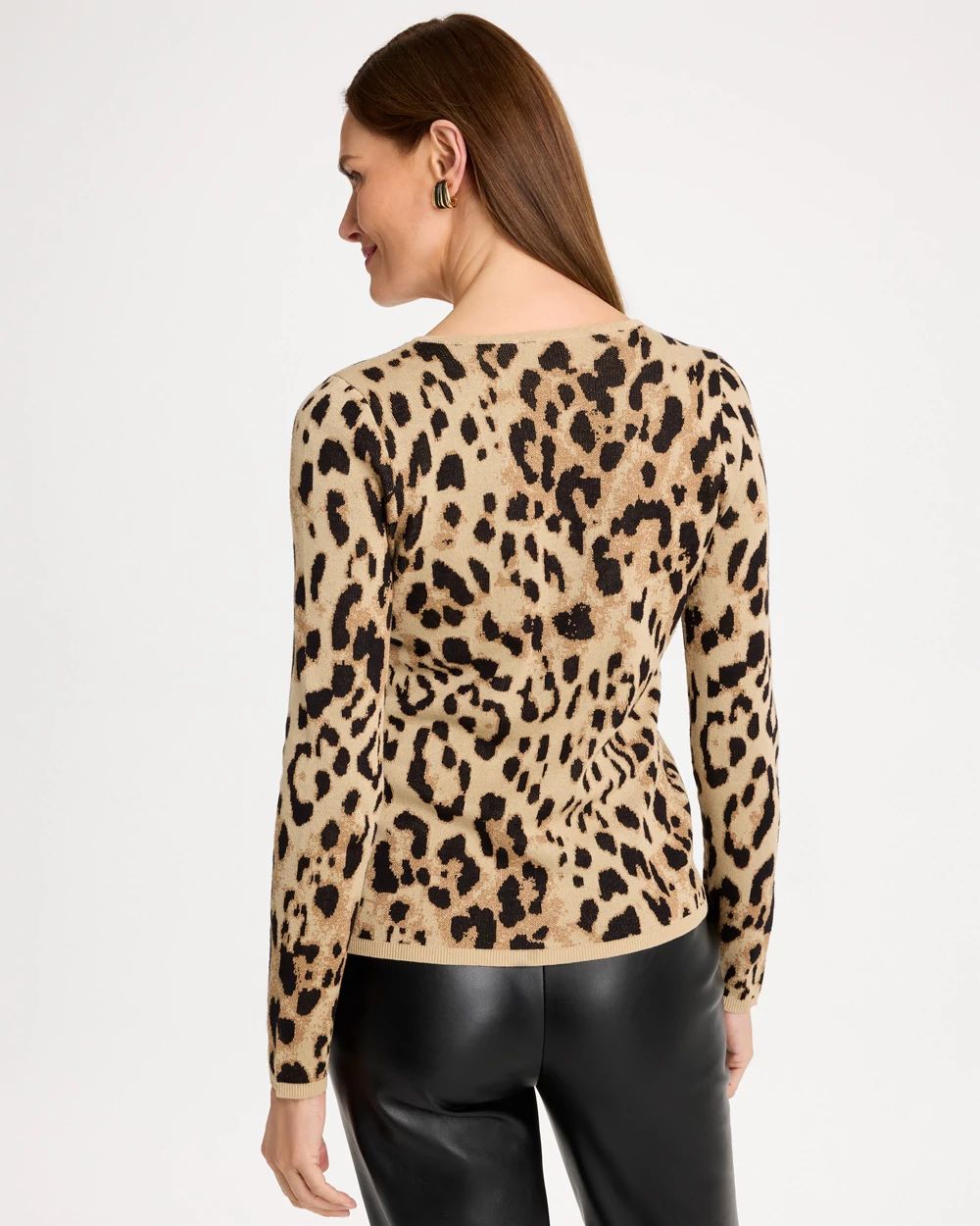 Embellished Ella Animal Sweater click to view larger image.