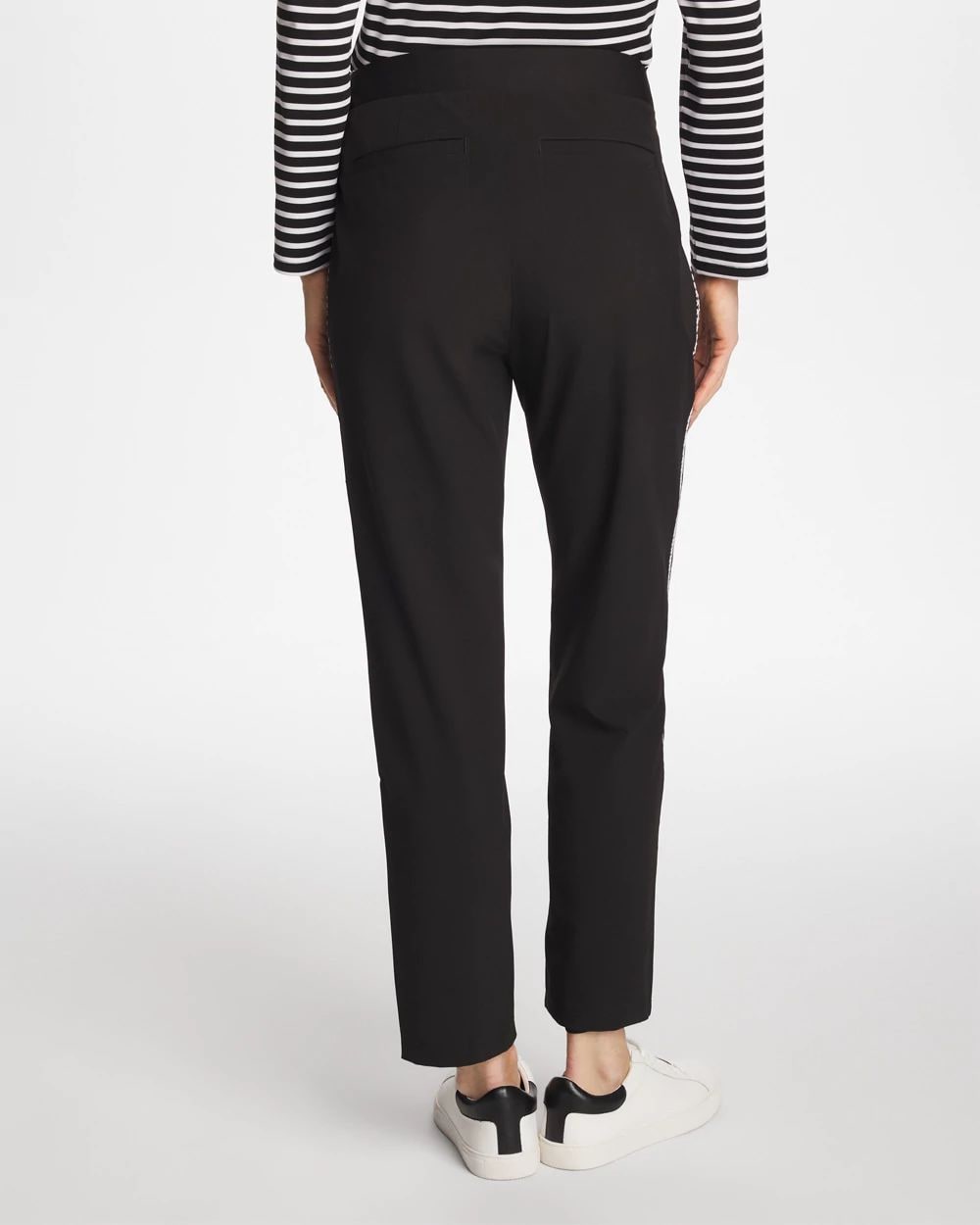 Zenergy® UPF Lattice-Trim Ankle Pants