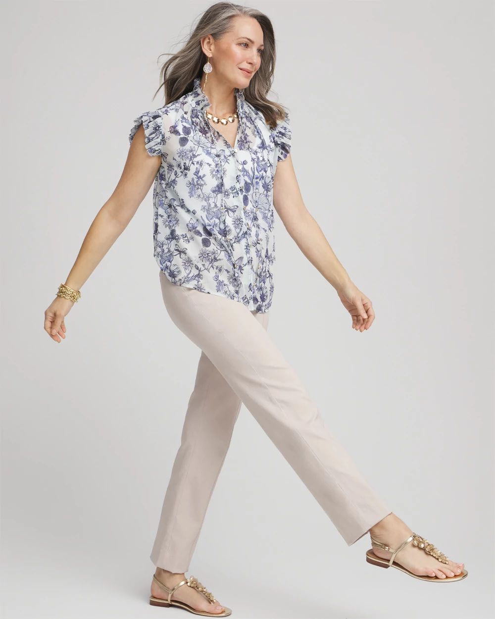 Twill Superior Stretch Ankle Pants