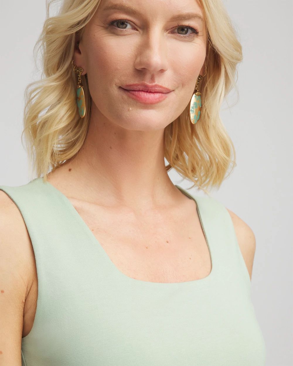 Contour Cotton™ Square Neck Tank