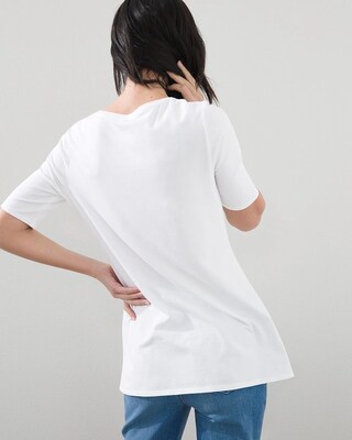 Refined Jersey Elbow Sleeve Tunic