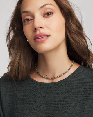 Genuine Agate Stone Necklace