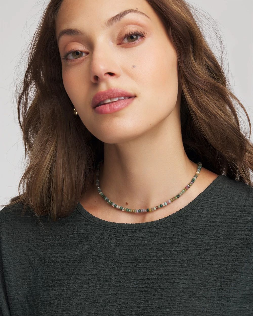 Genuine Agate Stone Necklace