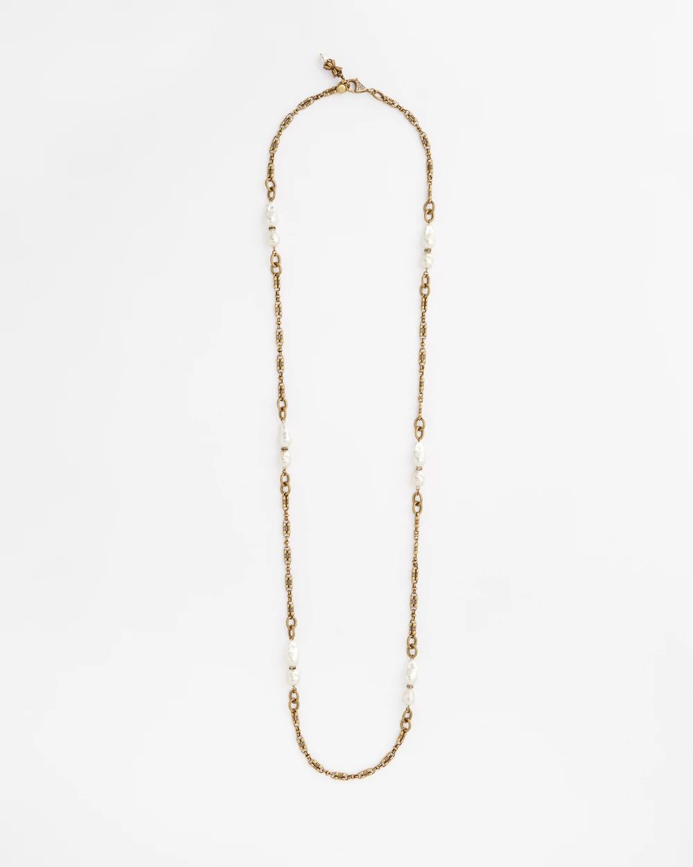 Single Strand Modern Pearl Necklace