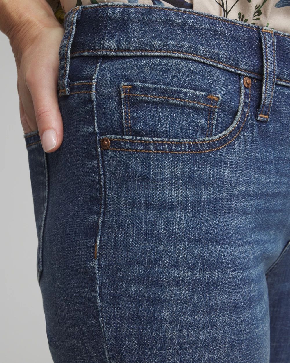 Petite Girlfriend Fray Hem Kick Flares