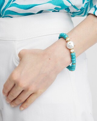 Turquoise Hero Stretch Bracelet