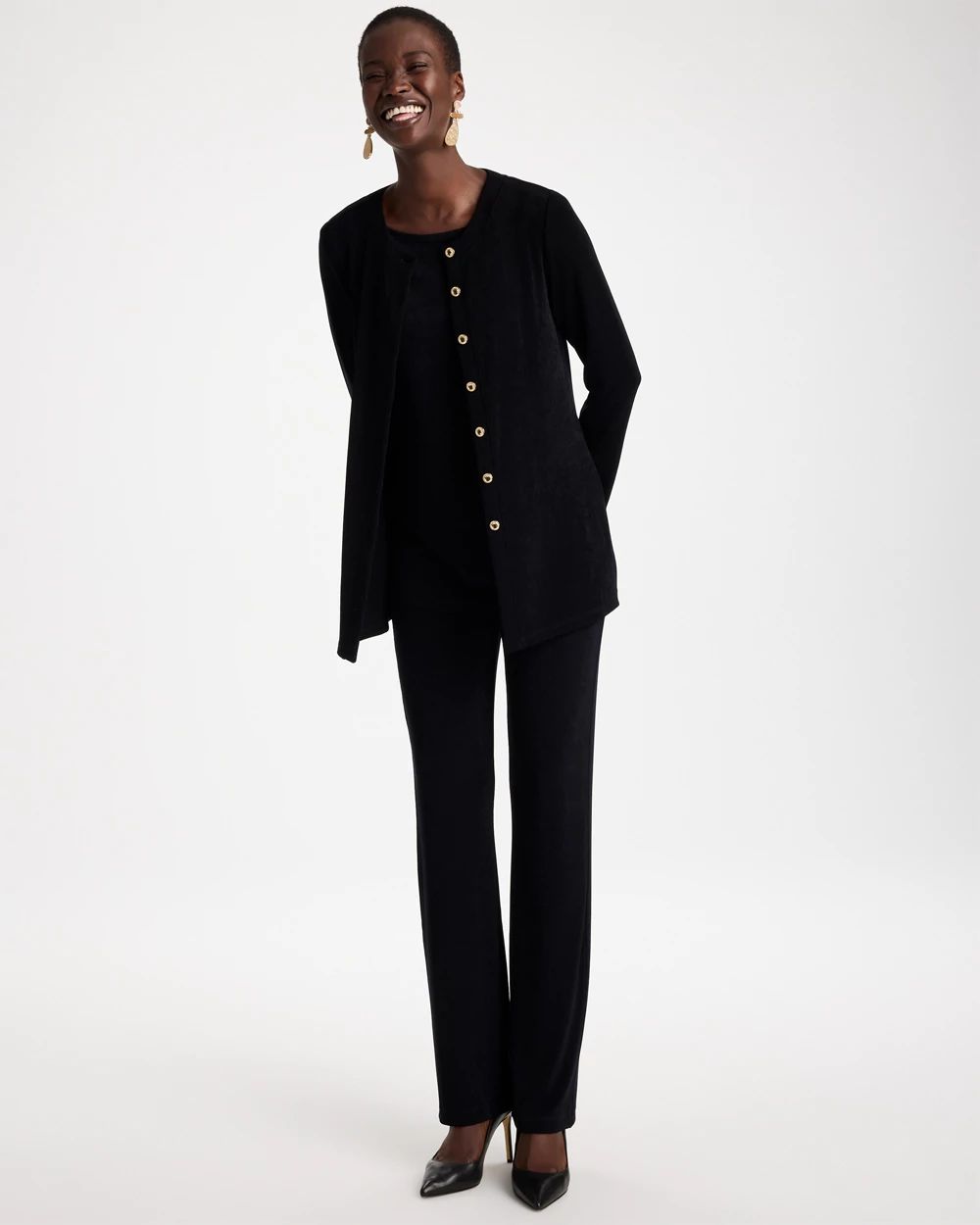 Travelers™ Collection Scoopneck Shirt Jacket