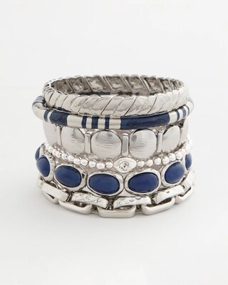 Blue Large Stretch Bracelet