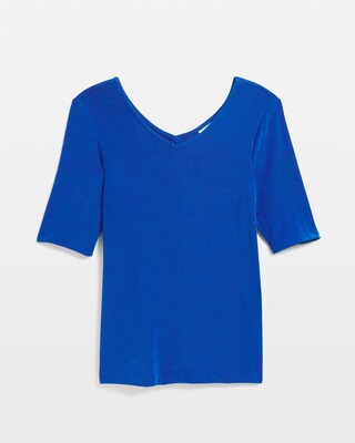 Travelers™ Double V-neck Top
