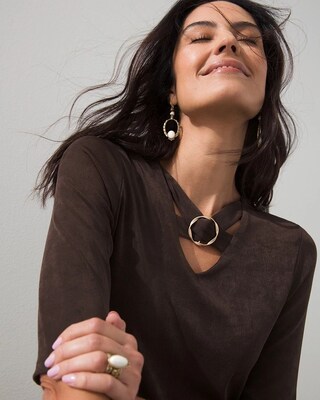 Travelers Twist Neck Tunic