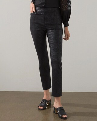 Brigitte Textured Ankle Pants