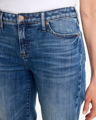 Girlfriend Straight Ankle Jeans click to view larger image.