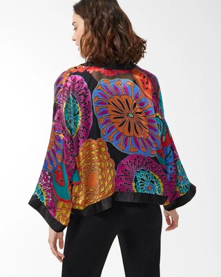 Travelers Collection Burnout Cropped Jacket