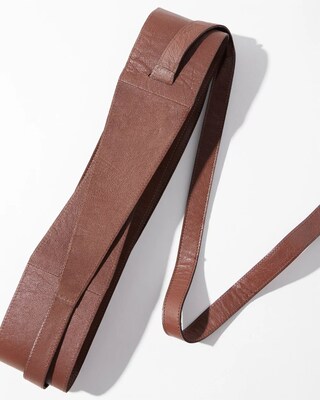 Leather Tie Belt