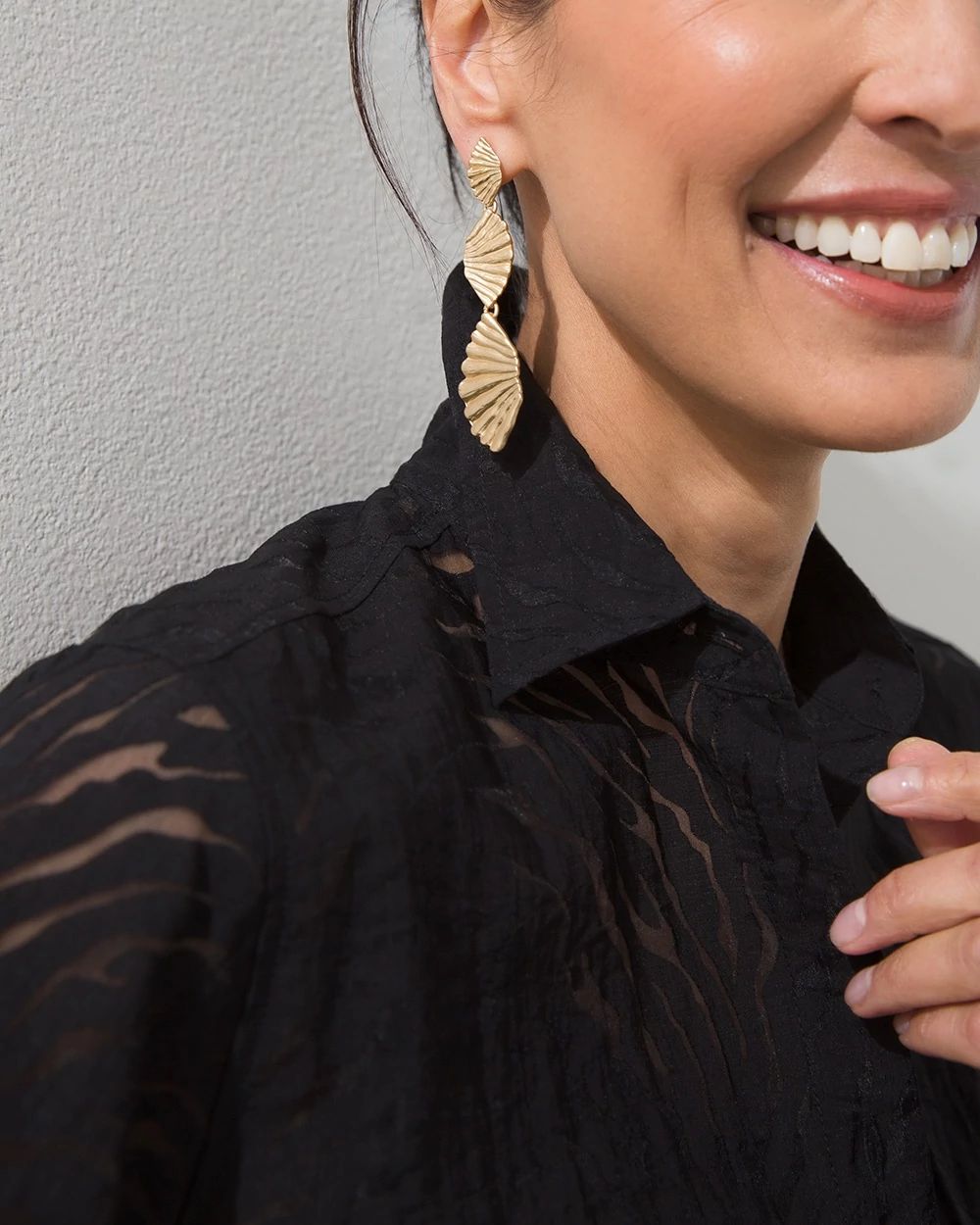 Textured Linear Earrings