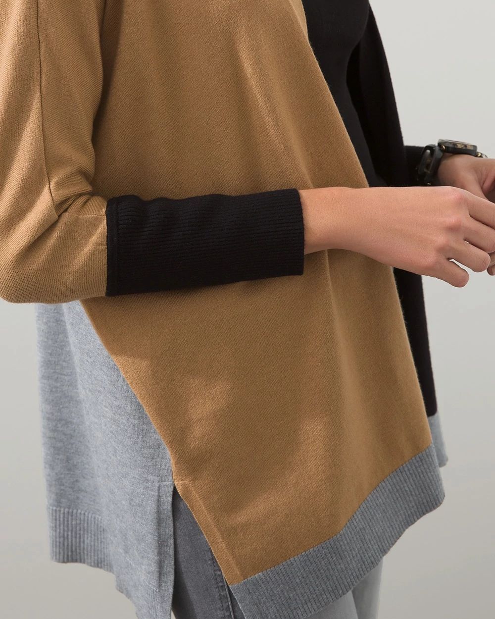 Colorblocked Cardigan