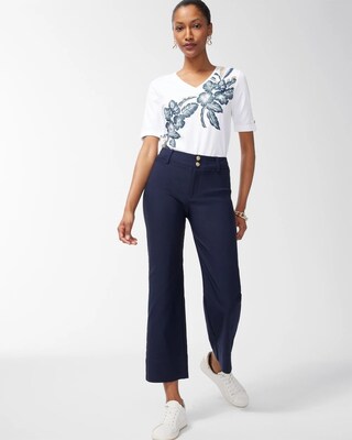 Floral Sequin Tee
