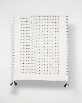 Fringe Oblong Scarf click to view larger image.