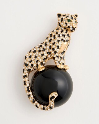 Jaguar Brooch