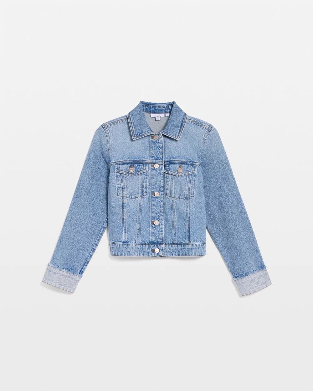 Denim Soft-Stretch Structured Jacket