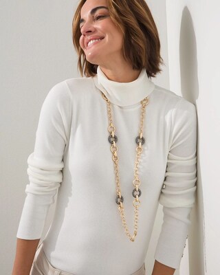 Chain Link Single-Strand Necklace