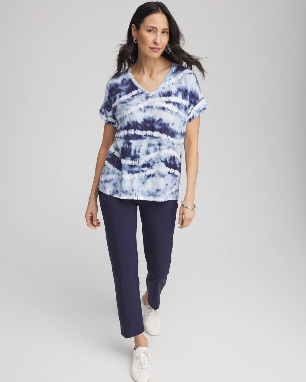 Zenergy® Stripe Tie Dye Tee
