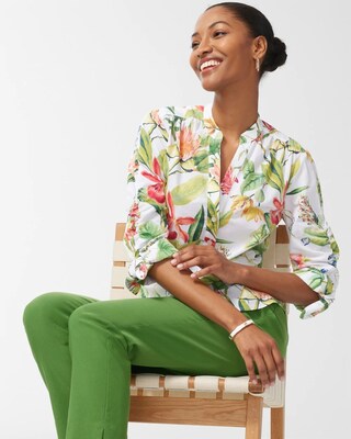 Floral Cotton Blouse
