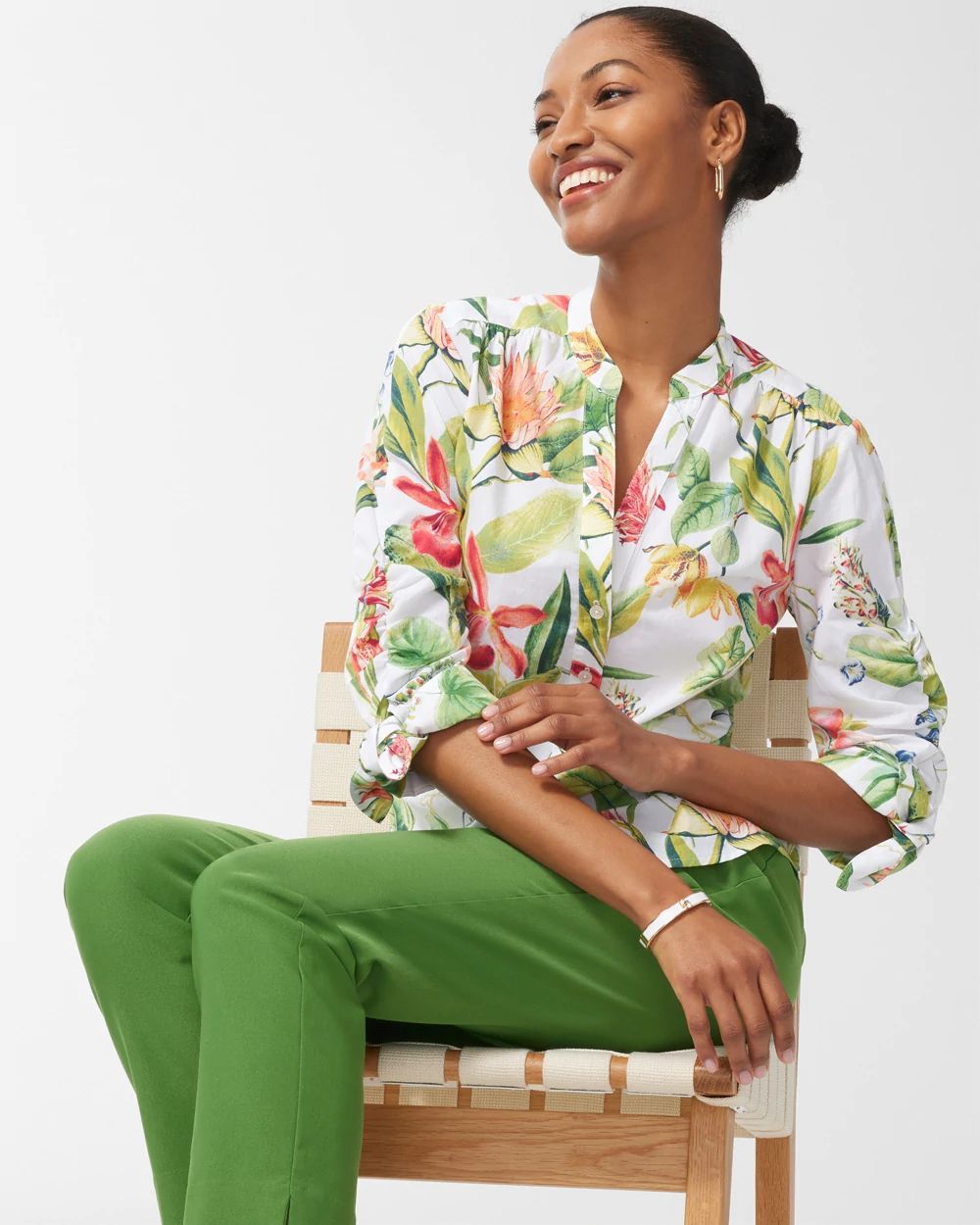 Floral Cotton Blouse