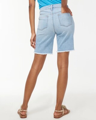 Girlfriend 7" Fray Hem Shorts