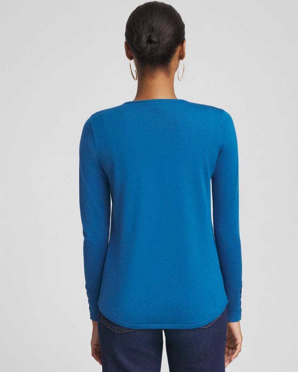 Ella V-Neck Pullover Sweater