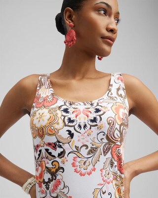 Touch of Cool™ Floral Polished Tank