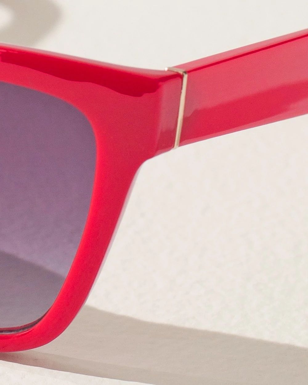 Red Wayfarer Sunglasses