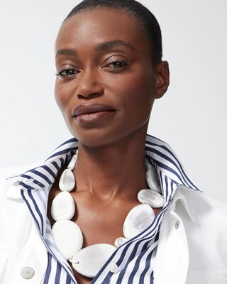 Neutral Bib Necklace